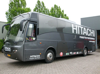Belettering VIP-bus Hitachi